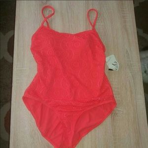 Lace bathing suit